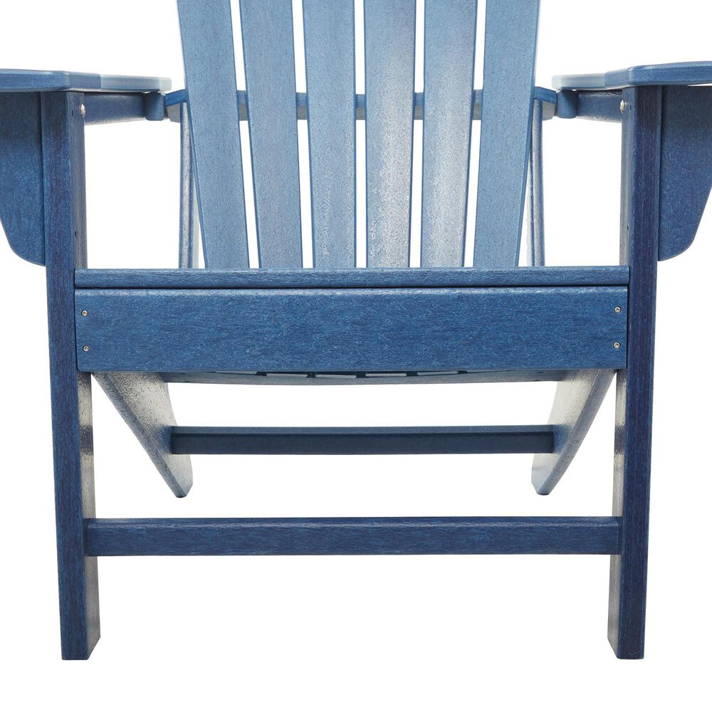 Maple and Jade Outdoor Adirondack Chair in Dark Blue, , large