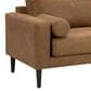 Ashley Telora Stationary Sofa and Loveseat Set in Caramel, , large