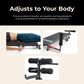 Sunny Health & Fitness Adjustable Stretch and Decompression Table in Black, , large