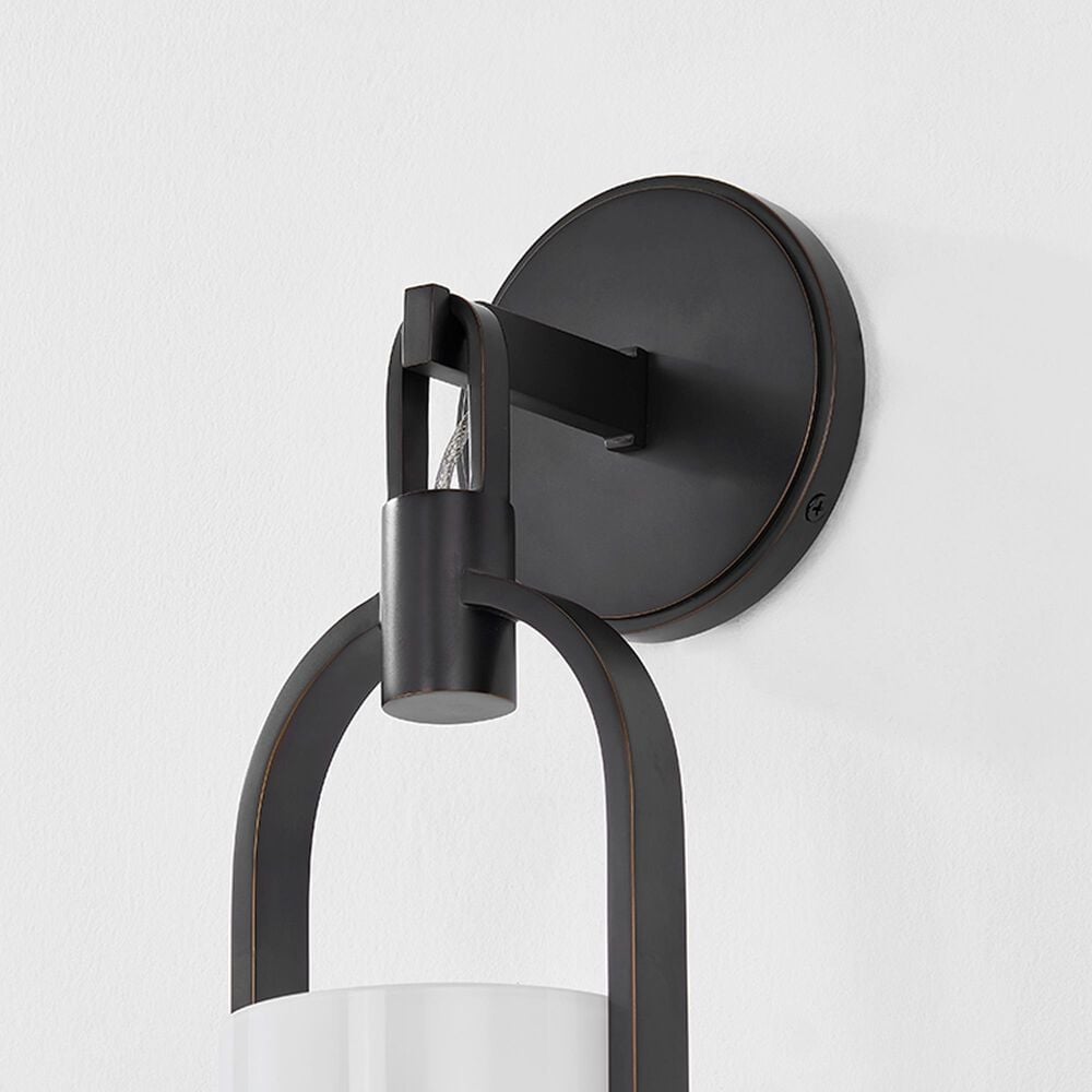 Hudson Valley Lighting Lorimer 1-Light Wall Sconce in Black Brass, , large