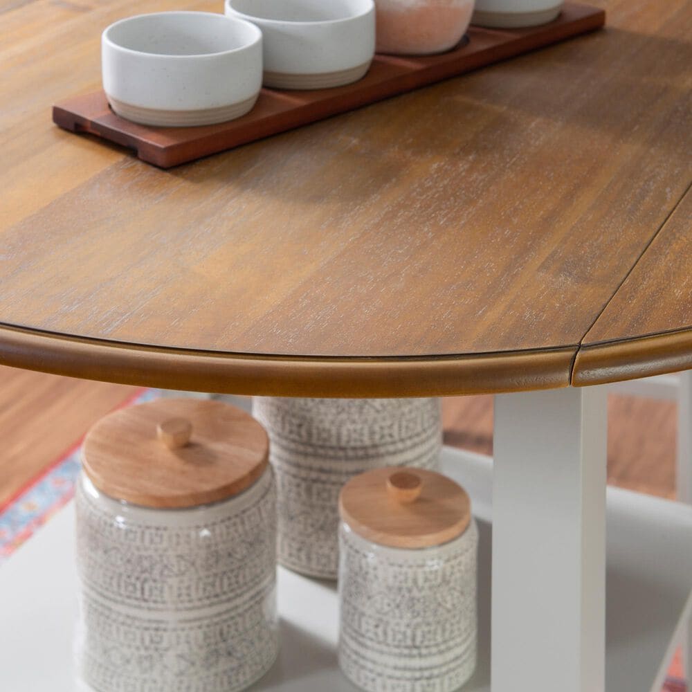 Linon Home Decor Colm 3-Piece Counter Set in Warm Brown and Light Grey, , large