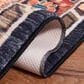Safavieh Riviera 2"2" x 9" Red and Navy Runner, , large