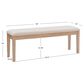 Linon Home Decor Drury Bench in Natural, , large