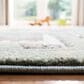 Safavieh Carousel CRK185 5"3" Round Ivory and Blue Kids  Area Rug, , large
