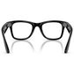 Rayban Glasses Wayfarer Gen 2 53mm Sunglasses with Clear and Graphite Green Transitions Lenses in Shiny Black, , large