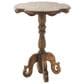 Maple and Jade End Table with Scrolled Legs in Brown, , large