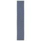 Nourison Twist Reversible 2"2" x 12" Navy Indoor/Outdoor Runner, , large