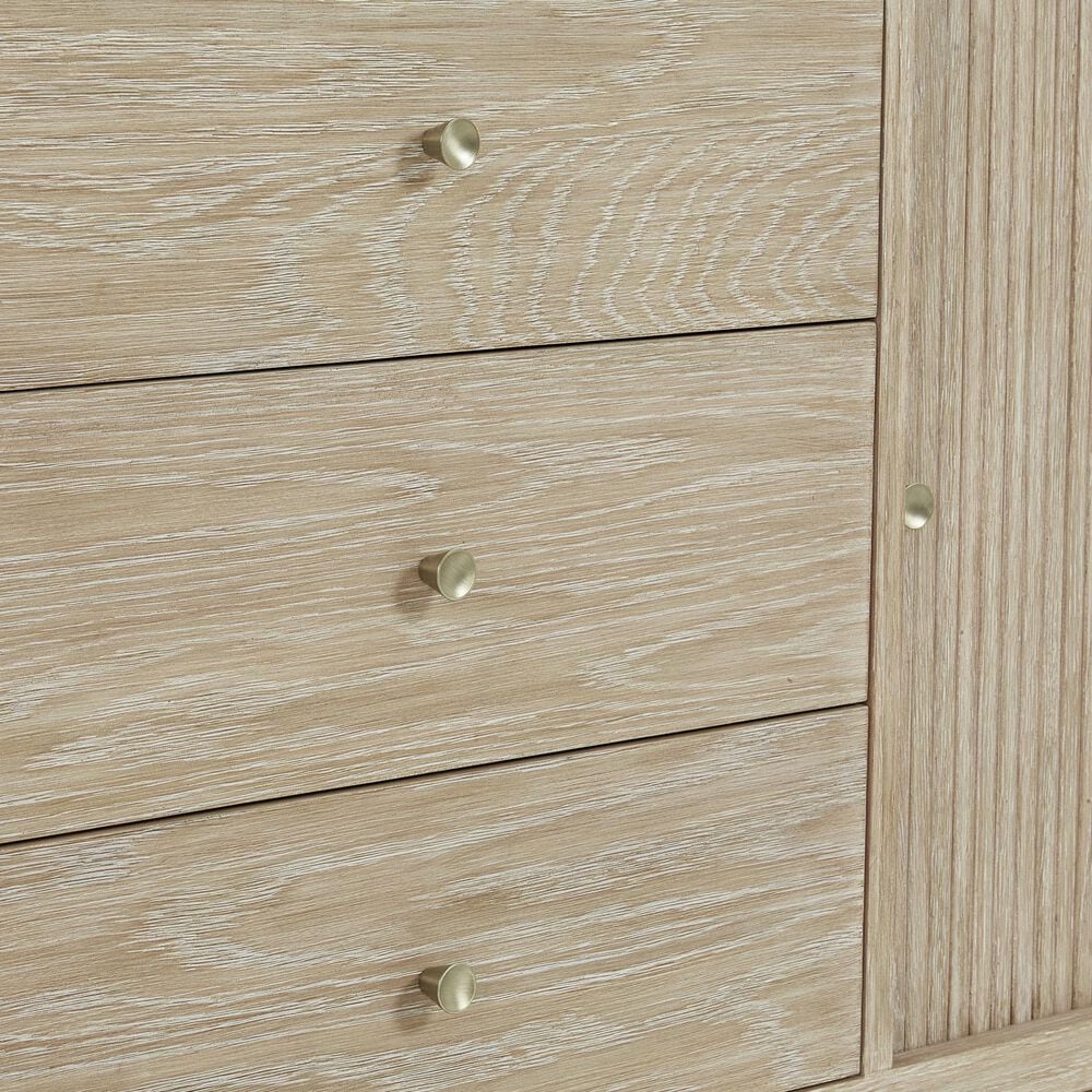 James Martin Vanities Marigot 72" Double Bathroom Vanity in Sunwashed Oak with 3 cm Ethereal Noctis Quartz Top, Rectangular Sinks and FreePower Wireless Charger, , large