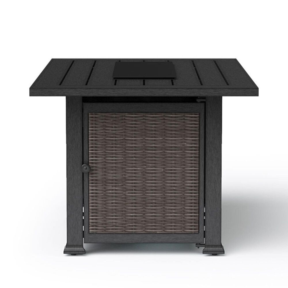 Agio Dover Rectangular Firepit in Brown, , large