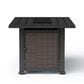Agio Dover Rectangular Firepit in Brown, , large