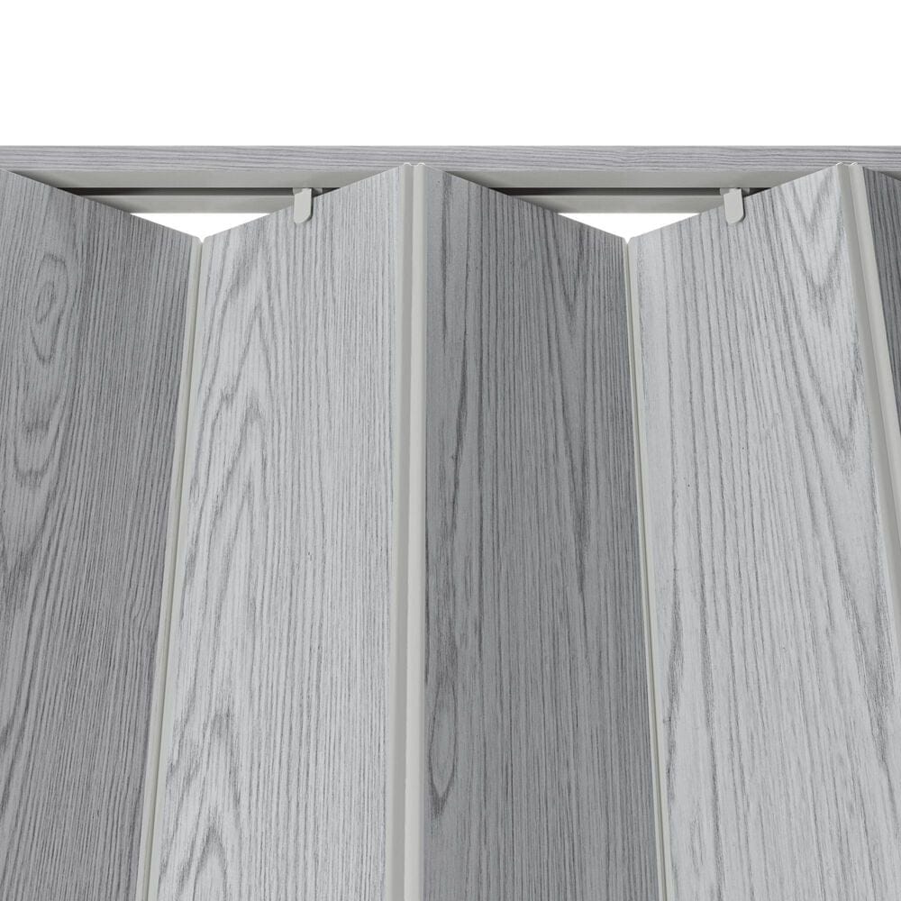 Rta Products Llc Studio 48&quot; PVC Foldable Accordion Doors in Grey, , large