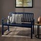 Hearth and Haven Loja Patio Bench in Blue, , large