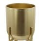 Maple and Jade 36" Dome Planter with Removable Stand in Satin Gold, , large