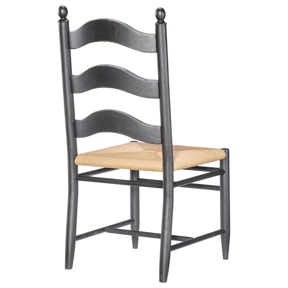 Legacy Classic Vintage Market 7-Piece Rectangular Dining Set in Barnwood Oak and Kettle Black, , large