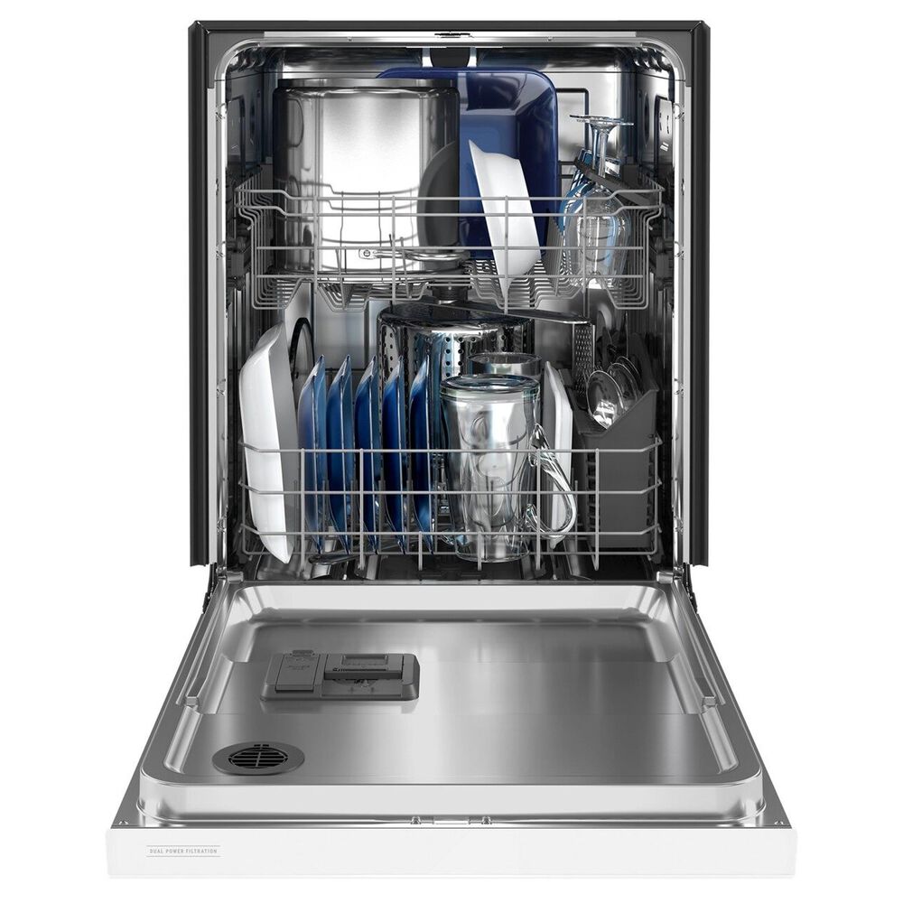 Maytag 24&quot; Built-In Pocket Handle Dishwasher with 50 Decibel in White, , large