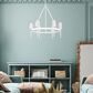 Golden Lighting Regent 6-Light Chandelier in Textured White Plaster, , large