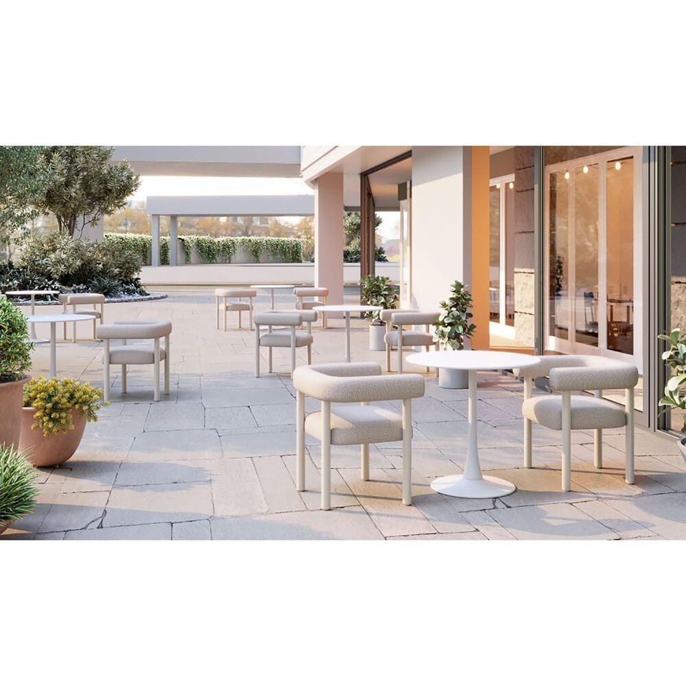 Zuo Modern Sunbath Dining Chair in Gray and White &#40;Set of 2&#41;, , large