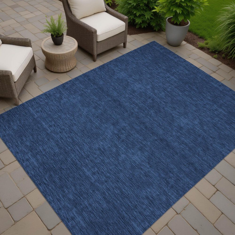 Dalyn Rug Company Soft Essentials Solid Navy 10' x 14' Area Rug, , large