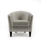 Overman International Corp Chantel Accent Chair in Chantel Pewter Velvet, , large