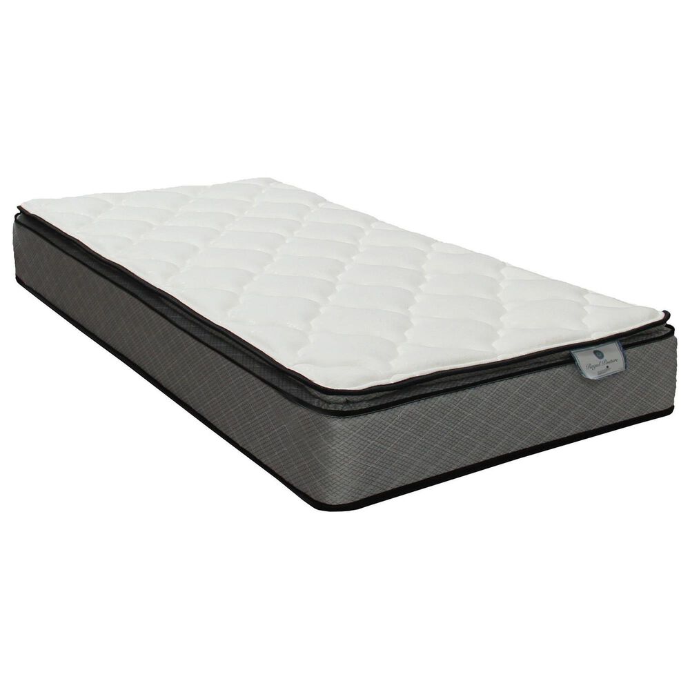 Sleeptronic Regal Posture Plush Pillow Top Twin Mattress with Plateau Platform Base, , large
