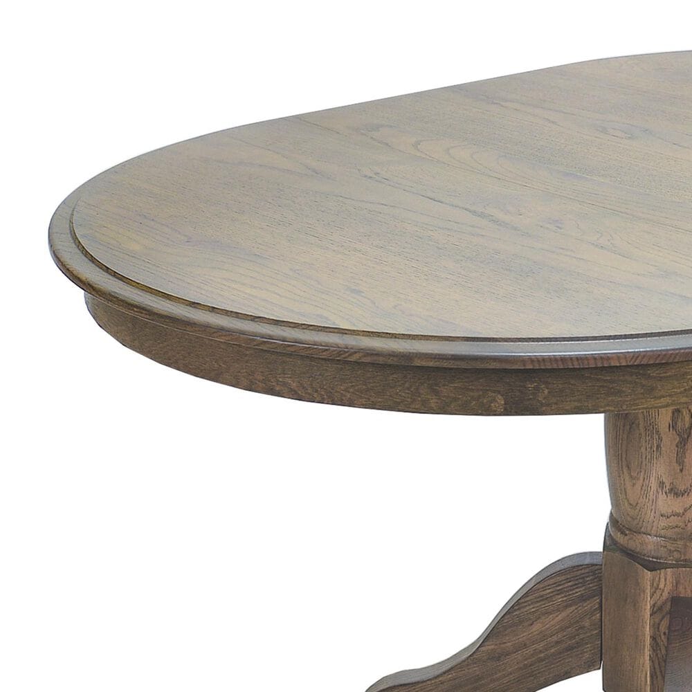 Hawthorne Furniture Colonial Dining Table and Chairs in Weathered Chestnut, , large