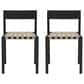 Zuo Modern Draco Outdoor Dining Chair in Black (Set of 2), , large