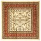 Safavieh Lyndhurst 8" Square Ivory and Rust Area Rug, , large