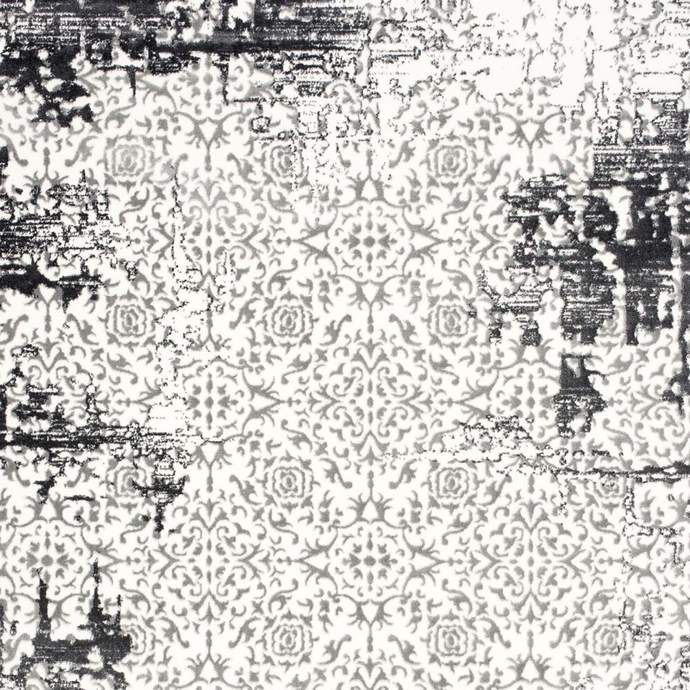 Art Carpet Abington Floral 5&#39; x 7&#39; Gray and Squirrel Area Rug, , large