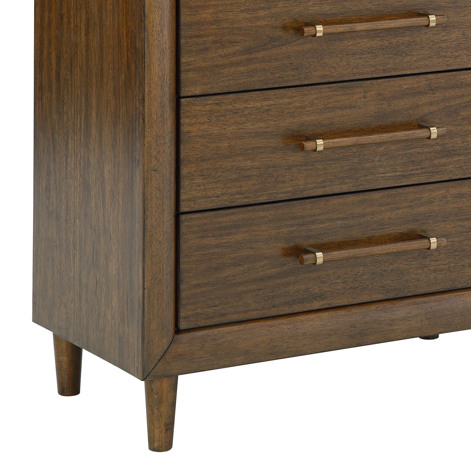 Ashley Lyncott 5-Drawer Chest in Brown