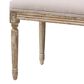 Baxton Studio Clairette Bench in Neutral Beige, , large