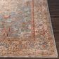 Surya Mirabel 2"7" x 10" Teal, Aqua, Gray, Burnt Orange, Olive and Beige Runner, , large