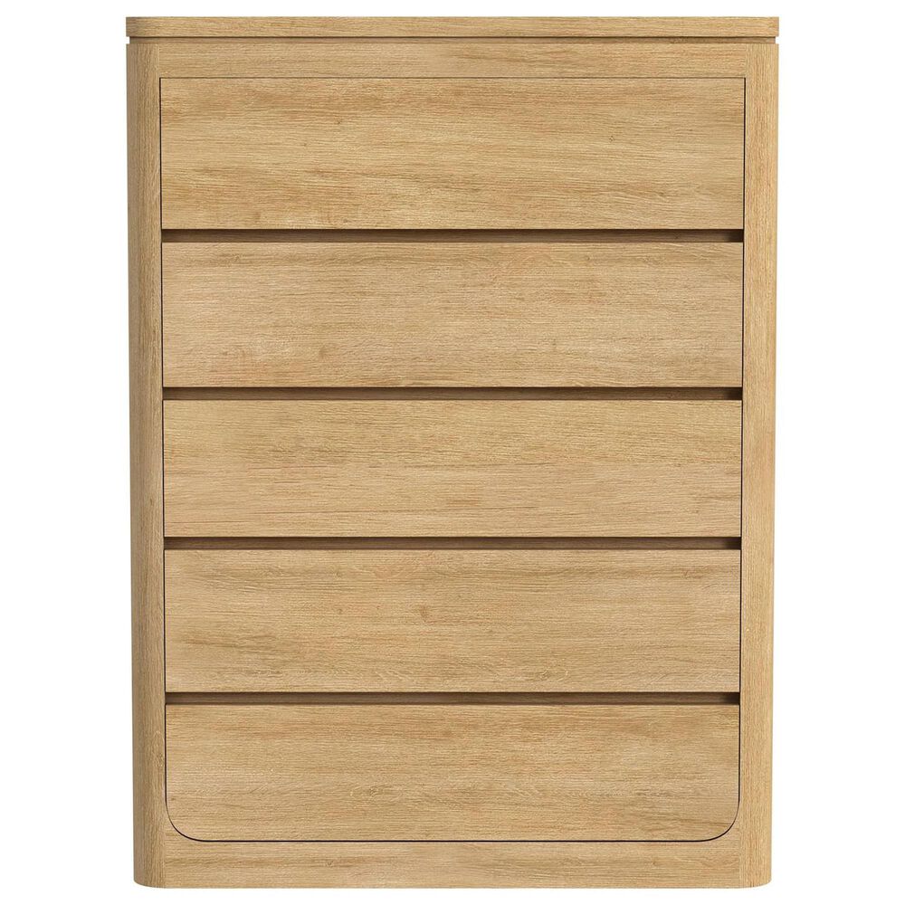 Mayberry Hill Rosalie 5 Drawer Chest in Natural, , large