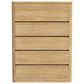 Mayberry Hill Rosalie 5 Drawer Chest in Natural, , large
