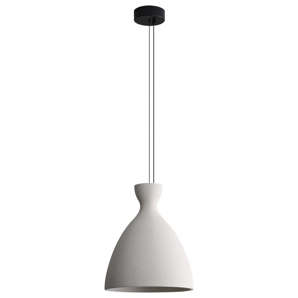 Golden Lighting Aethera 14" 1-Light LED Pendant in White Sandstone, , large