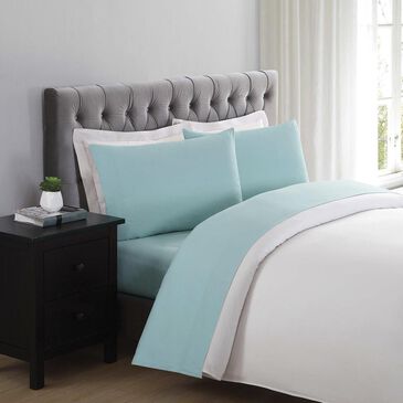 Pem America Truly Soft Everyday 4-Piece Queen Sheet Set in Turquoise, , large