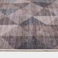 Central Oriental Rugease Velveteen Marlow Brown and Dark Grey 7"6" x 9"6" Area Rug, , large