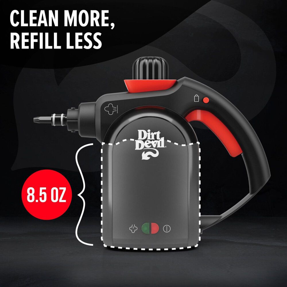 Dirt Devil 7-in-1 Handheld Steamer in Black, , large