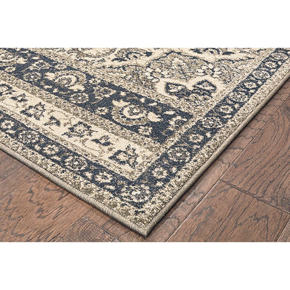 Oriental Weavers Richmond 5504I 12&#39; x 15&#39; Ivory and Navy Area Rug, , large