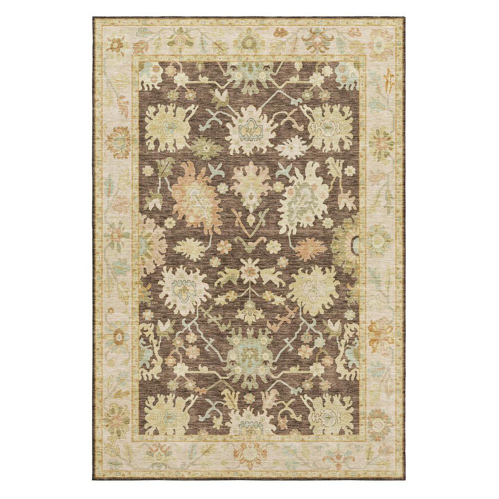 Dalyn Rug Company Hatay HY2 10" x 14" Chocolate Area Rug, , large