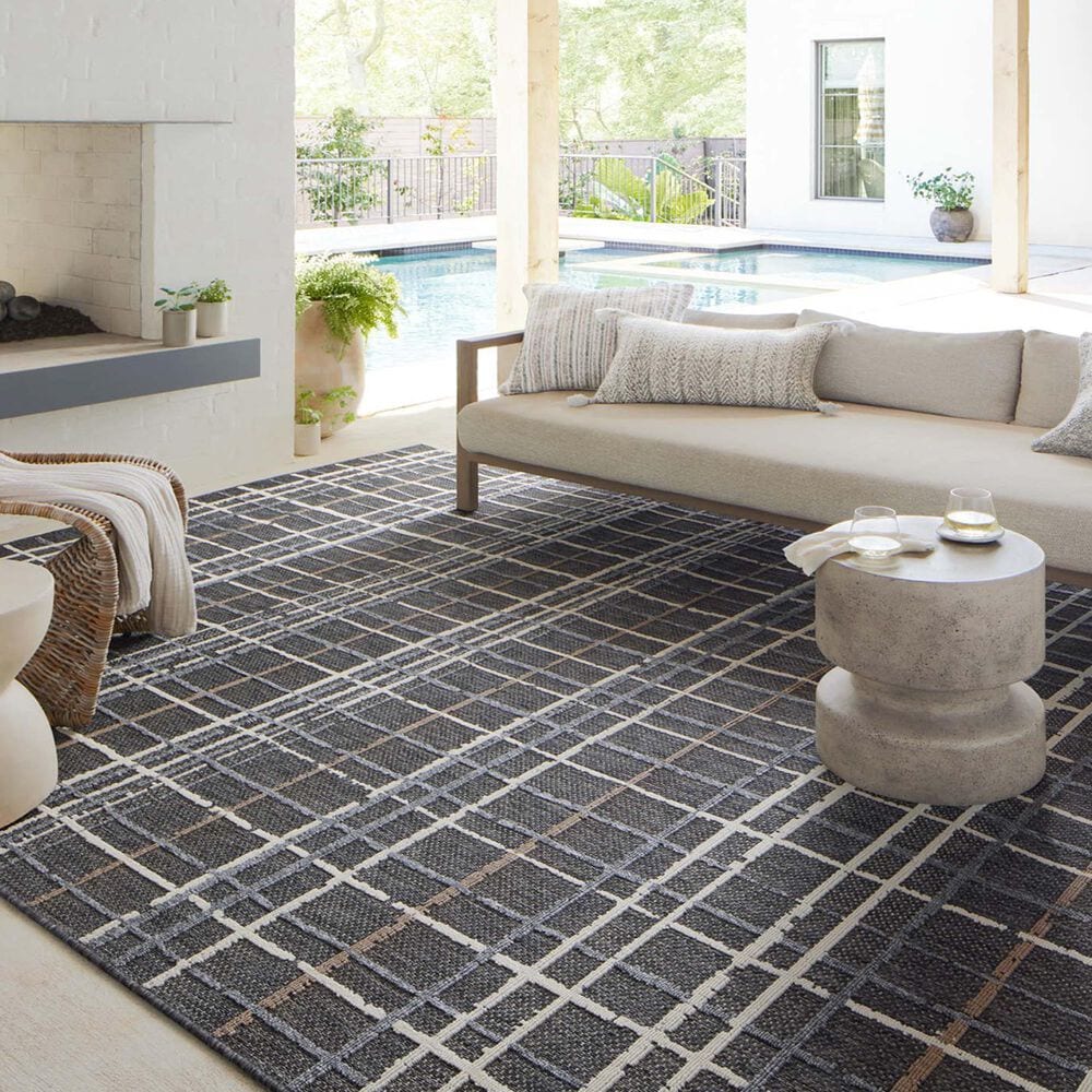 Loloi II Rainier 3&#39;11&quot; x 5&#39;11&quot; Charcoal and Multicolor Area Rug, , large