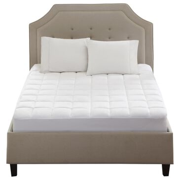 Hampton Park Highline Twin 3M Microfiber Mattress Pad in White, , large