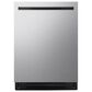 LG 24" Built-In Smart Top Control Dishwasher in Print Proof Stainless Steel, , large