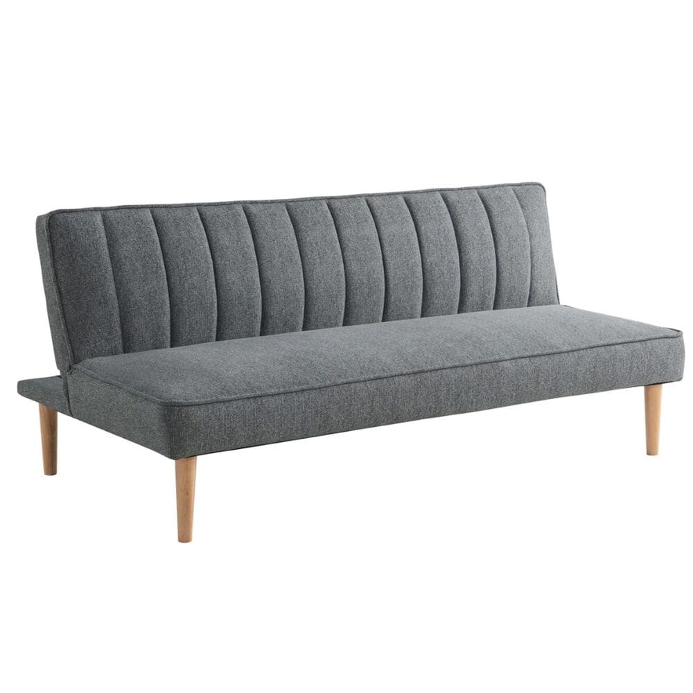 Lifestyle Solutions Salem Charcoal Futon, , large