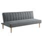 Lifestyle Solutions Salem Charcoal Futon, , large