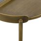 Blue River Dua End Table in Medium Gray and Antique Brass, , large