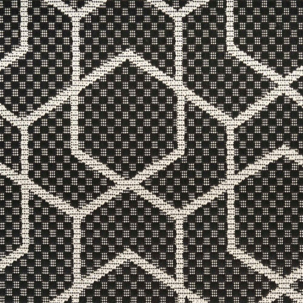 Nourison Horizon HOZ01 Black 2&#39; x 6&#39; Indoor/Outdoor Runner, , large