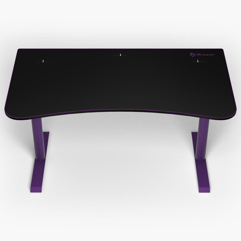 Arozzi Arena Medium Gaming Desk in Purple, , large