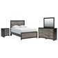 Ashley Broachmyn 4-Piece Full Panel Bedroom Set in Black and Gray, , large