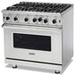 Viking Range 5 Series 5.1 Cu. Ft. Freestanding Liquid Propane Gas Range in Stainless Steel, , large
