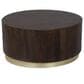 37B Form Coffee Table in Coffee and Brass, , large